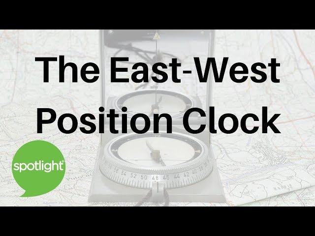 The East-West Position Clock | practice English with Spotlight