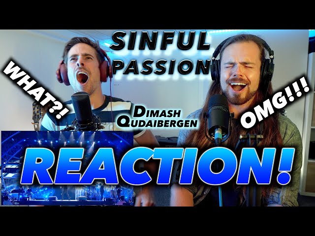 Dimash Qudaibergen - Sinful Passion (live) FIRST REACTION! (WE HADN'T HEARD ANYTHING YET!) Feat FOC