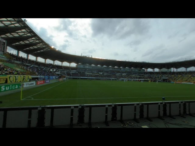 JEF United Chiba's J2 League game against Tokushima Vortis at Fukuda Denshi Arena in Soga, Japan