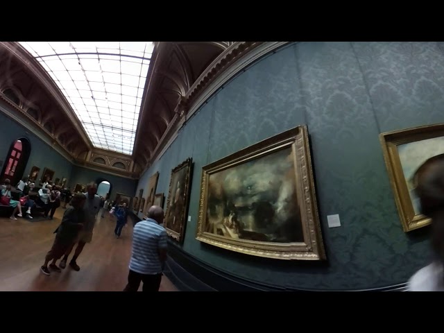 360° POV 71 year old Art Historian at the National Portrait Gallery, London - Seeing I: the Other