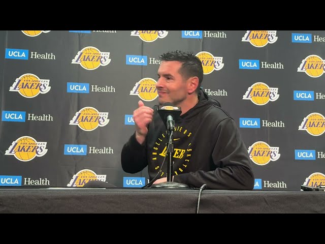 JJ Redick's First WIN As Lakers Coach, RAVES About Anthony Davis