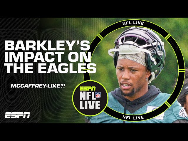 Can Saquon Barkley have a McCaffrey-like impact for the Eagles? 🤔 | NFL Live