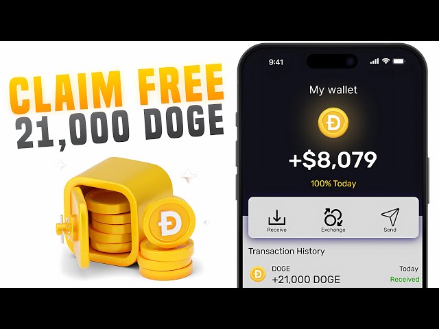 How to Get 21,000 DOGE for Free in Just 7 Minutes!