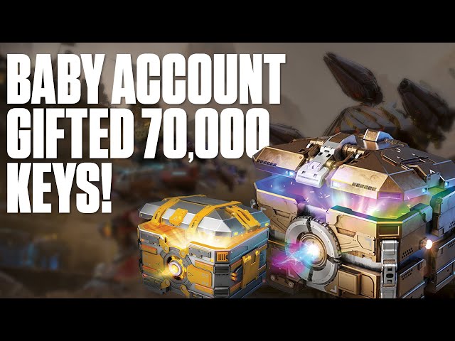 My Baby Account Was Gifted 70,000 Black Market Keys! War Robots Black Market Opening