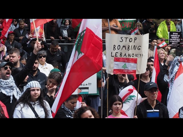 Huge march through Sydney condemns Israeli terrorism and genocide