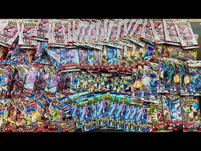 POKÉMON CARD MASSIVE PACK OPENING. ALL MY PACKS - ALL THE PULLS