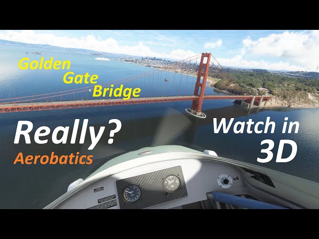 Aerobatics Over the Golden Gate Bridge in VR180