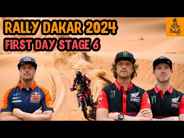 First day Stage 6 Results Dakar Rally 2024 - Bike - TIME IS UP