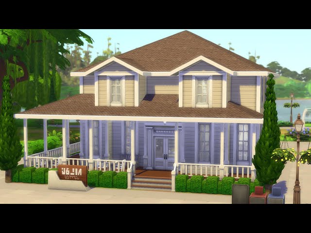 I Built A Base Game Library In The Sims 4!