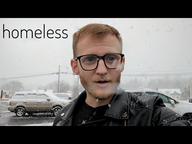 Homeless Vlogs | Snowstorm