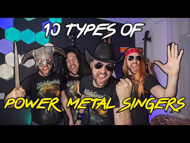 10 Types Of POWER METAL SINGERS In The Studio