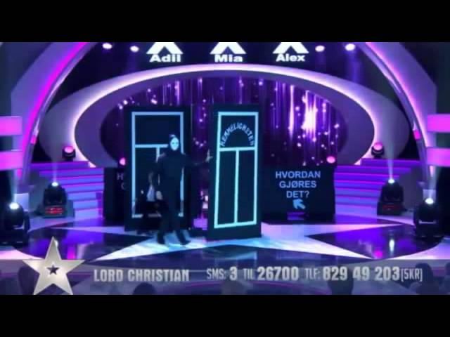 Christian Wedoy, Norway's Got Talent Semi Final