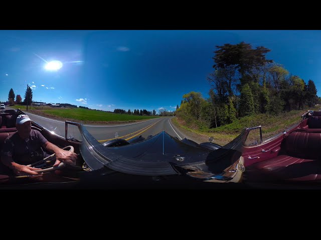 1940 Packard Convertible Afternoon Drive - Portland, Oregon (VR/ 360)