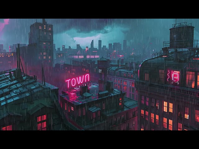 Lofi Hip Hop Beats 🎵 Chill Rain Sounds ☔️ Sleep Music Mix [ Beats To Relax / Chill To ]