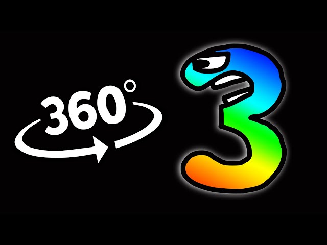 Number Lore But It's 3 Finding challenge #4 | 360 Degree video Alphabet Lore