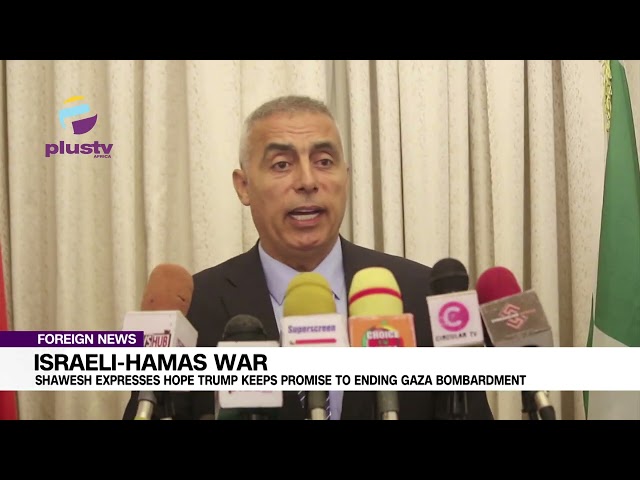 Israeli Hamas War:  Shawesh Expresses Hope Trump Keeps Promise To Ending Gaza Bombardment