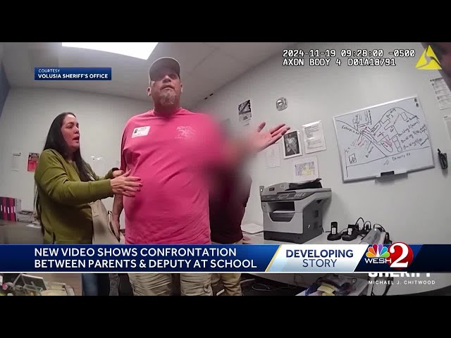 Bodycam shows Florida parents attacking school deputy, knocking her to ground