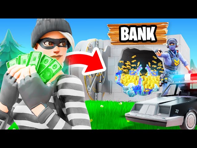 We OVERVALLEN Een BANK In FORTNITE!