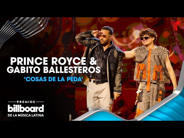 Prince Royce y Gabito Ballesteros cantan 'Cosas de la Peda' | Premios Billboard 2024