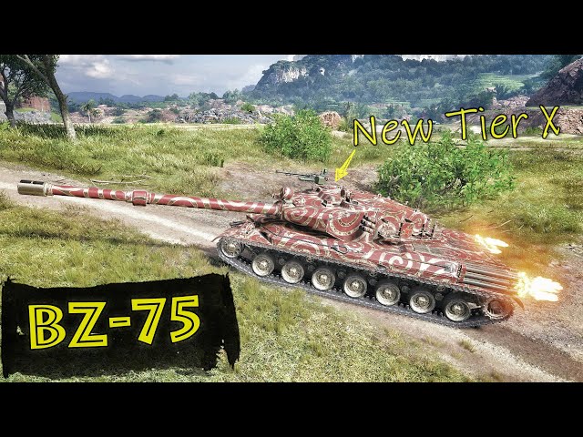 BZ-75 - New Tier X, New Line - China Tier X HT | World of Tanks Replays | 9,1K Damage 6 Kills