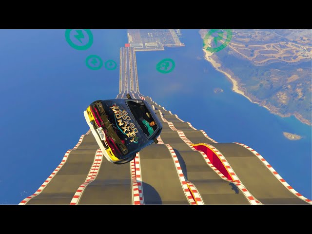 GTA 5 EXTREME MEGA RAMP!! | GTA 5 Car No Commentary Gameplay for TikTok & YouTube | p1 | 2k60fps