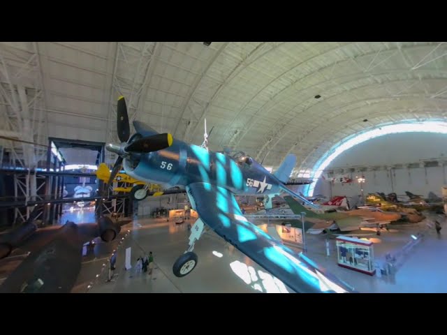 World War II Planes at Smithsonian National Air and Space Museum 3D 180 VR