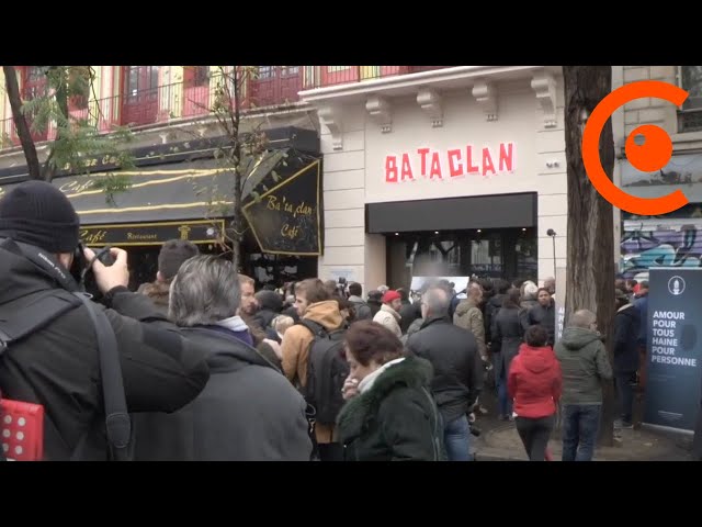 ARCHIVE. Attentat du Bataclan : hommage aux victimes un an après l'attaque (13 novembre 2016, Paris)