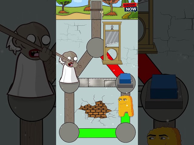 Granny's Puzzle:  Gegagedigedagedago Nuggets against the crocodile | KINGKONG GAMING #huggywuggy