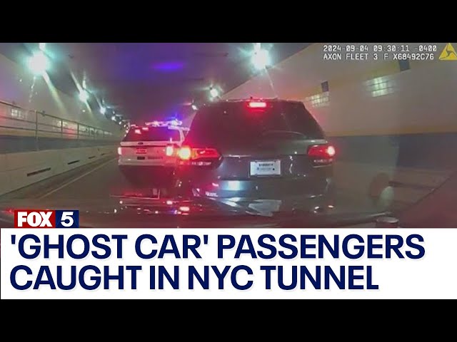 Women 'ghost car' passengers caught in NYC tunnel police chase: VIDEO