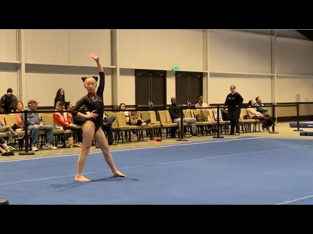 Flames Gymnastics Level 7 floor routine 2024