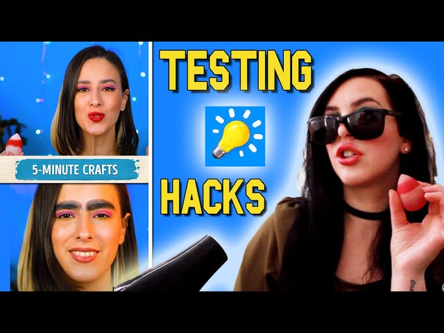 Testing 5 Minute Crafts Beauty Hacks