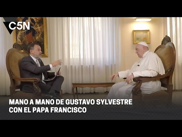 ENTREVISTA COMPLETA DE GUSTAVO SYLVESTRE CON EL PAPA FRANCISCO EN C5N