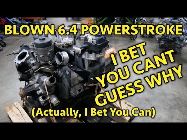 Tearing Down A Ford 6.4L Powerstroke Diesel "Core" Engine. A Pricey Core, But How Did I Fare?