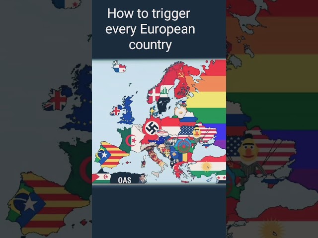 how to trigger every European country