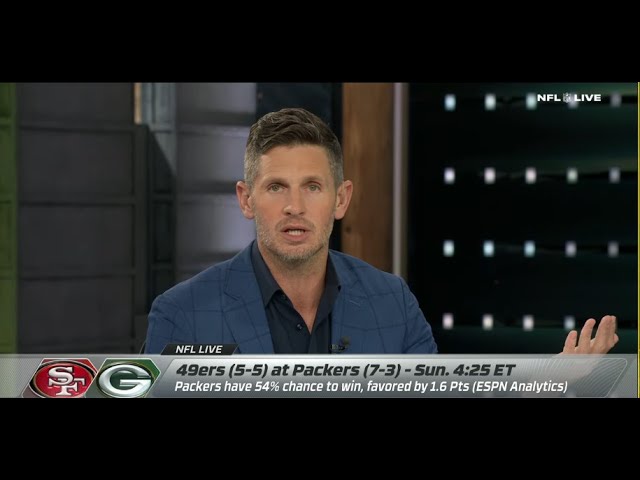 ESPN NFL LIVE | Dan Orlovsky SHOCKS, Green Bay Packers Run Game Will DOMINATE 49ers