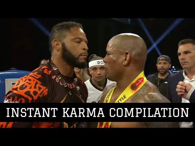 INSTANT KARMA in MMA & BOXING 🤡 COMPILATION - HIGHLIGHTS / Satisfying Video HD 2023