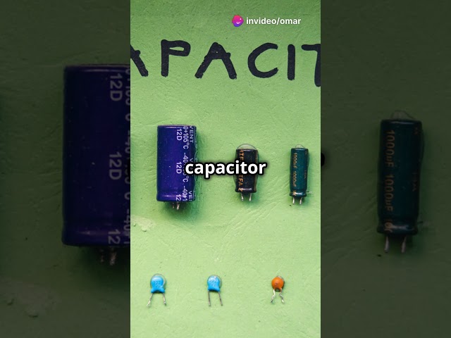 Capacitors magic #electronics #electronic #capacitor #capacitance