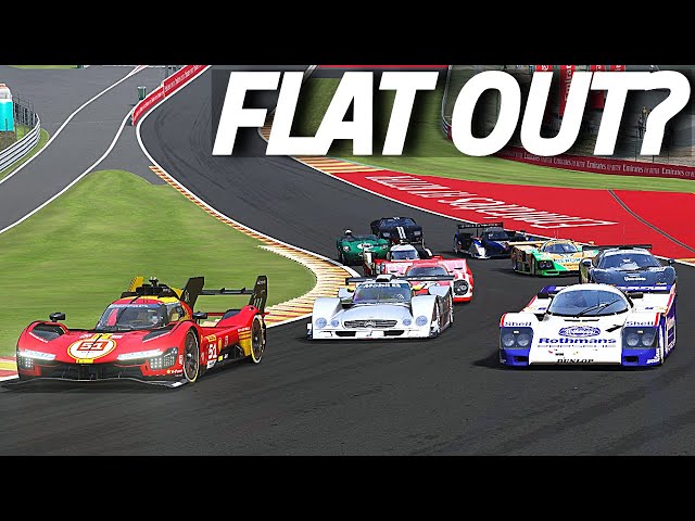 Which LE MANS/WEC Eras Can Take EAU ROUGE FLAT Out?