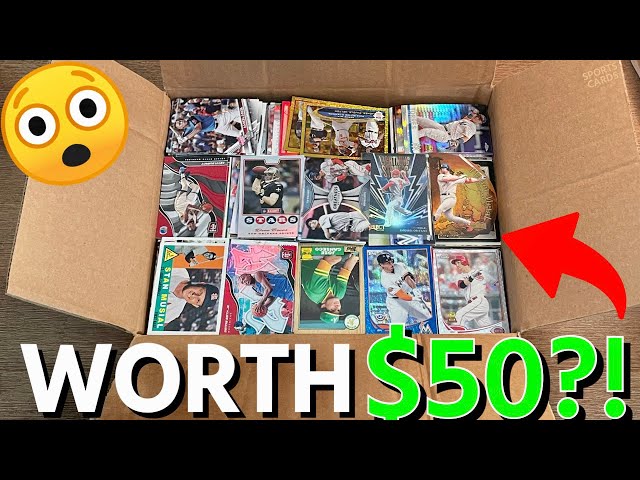 $50 SPORTS CARDS BOX FROM HIBID…HUGE SHOHEI OHTANI HIT!