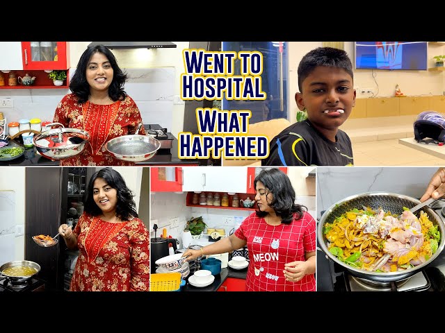 Hospital Vlog - What Happened? 😔😔 Behind The Scenes | சோம்பேறி சிக்கன் 🐔🐔 Karthikha Channel Vlog