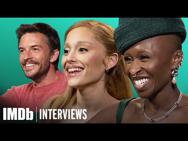 What Did Ariana Grande Paint For Cynthia Erivo? | WICKED Interview | IMDb