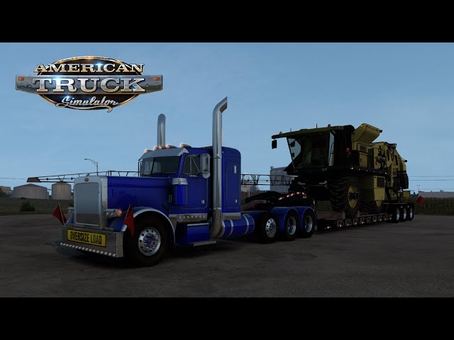 Mastering Heavy Hauling with the Peterbilt 389 in American Truck Simulator" #ats #simulator