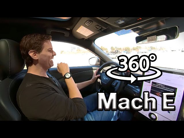 Driving the Mustang Mach E in 360 VR