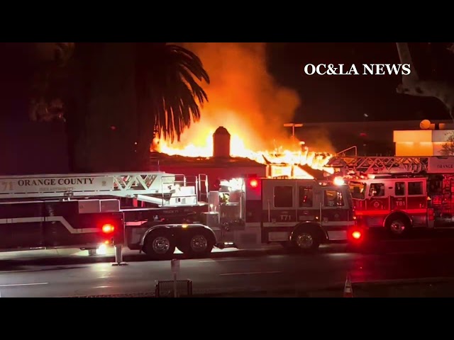 Garden Grove Comercial Fire