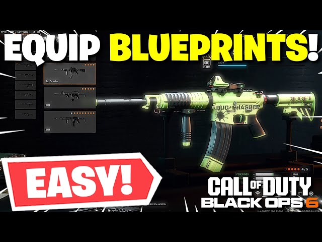 Black Ops 6 - How To Equip Blueprints In BO6! Equip Reward & Store Blueprints!