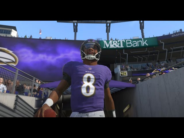 Madden NFL 22 Titans at Ravens 4K HD part 1