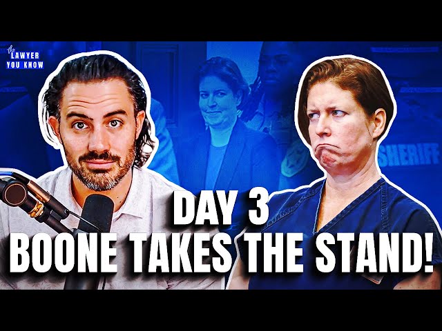 LIVE! Boone Trial Day 3 - SARAH BOONE TAKES THE STAND