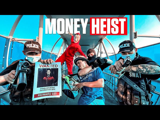 MONEY HEIST vs POLICE in REAL LIFE ll BAD FRIEND 4.0 ll (Epic Parkour Pov Chase)