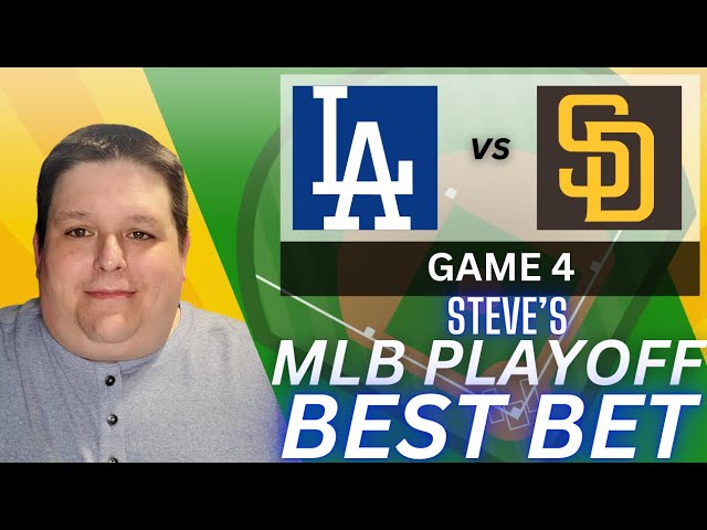 San Diego Padres vs Los Angeles Dodgers Game 4 Picks and Predictions Today | MLB Best Bets 10/9/24