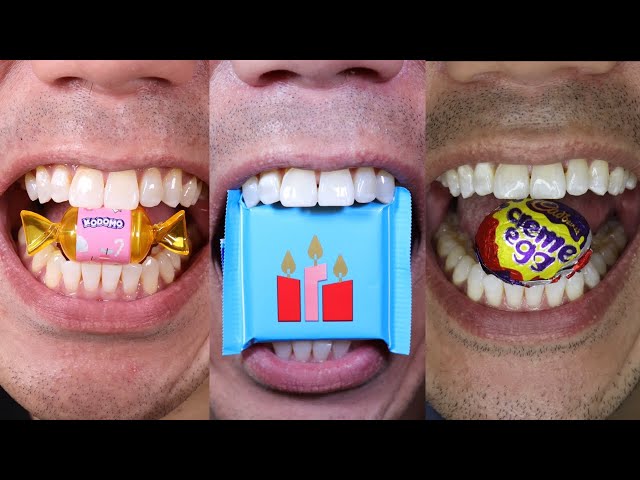 Satisfying Chewing Candy & Chocolate Sounds 🍬 #relax #long